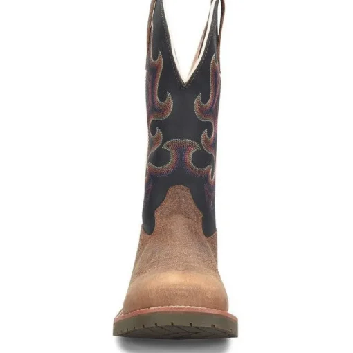 Double H Men's Belgrade 12" Comp Toe Western Work Boot -Brown- DH6140