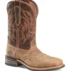 Double H Men's Cascade 11" Wide ST Roper Western Work Boot -Brown- DH4160