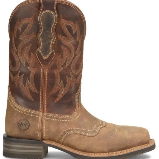 Double H Men's Cascade 11" Wide ST Roper Western Work Boot -Brown- DH4160