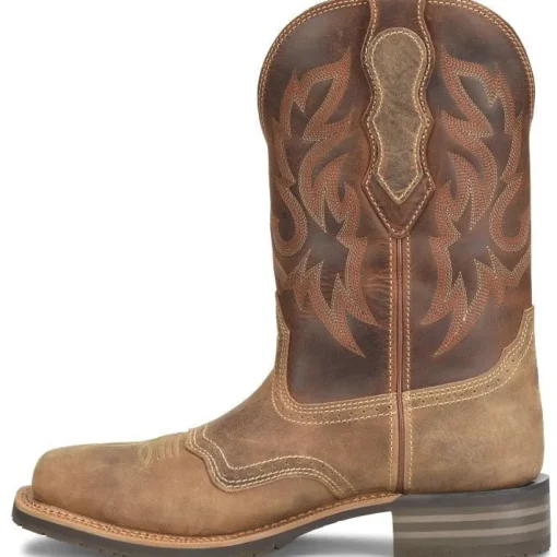 Double H Men's Cascade 11" Wide ST Roper Western Work Boot -Brown- DH4160