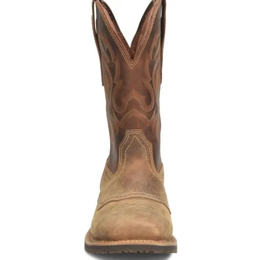 Double H Men's Cascade 11" Wide ST Roper Western Work Boot -Brown- DH4160