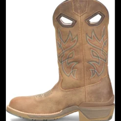 Double H Men's Cleave 12" Comp Toe WP Western Work Boot - Brown - DH5422