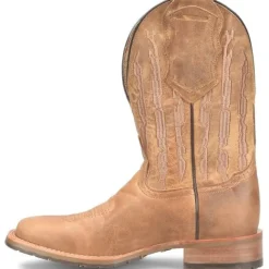 Double H Men's Covada 11" Stockman Wide ST Work Boot -Tan- DH7033