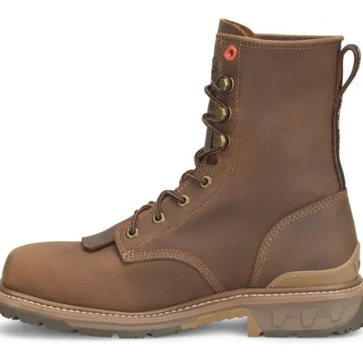 Double H Men's Dailor 8" Wide Square CT Western Work Boot -Brown- PH5012