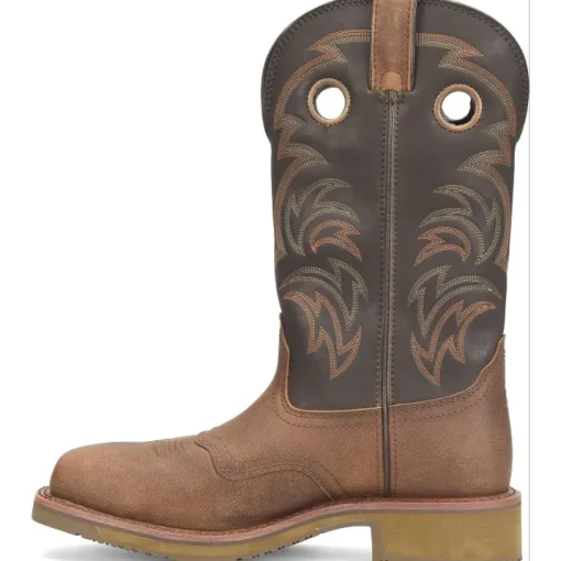 Double H Men's Farson 13" Composite Toe Western Work Boot -Brown- DH4154