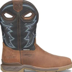 Double H Men's Geddy 11" Comp Toe WP Roper Work Boot -Brown- PH5001