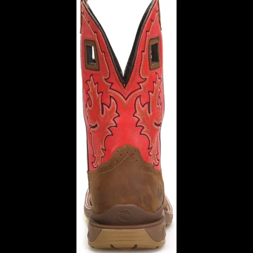 Double H Men's Henly 11" Comp Toe WP Western Work Boot- Brown - DH5358
