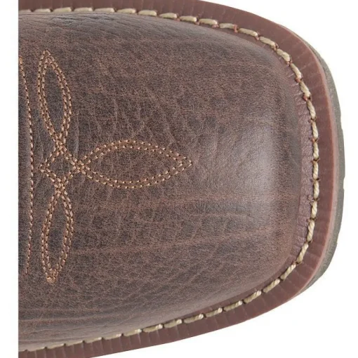 Double H Men's Ironhide 12" Square Toe WP Western Boot -Brown- DH6142