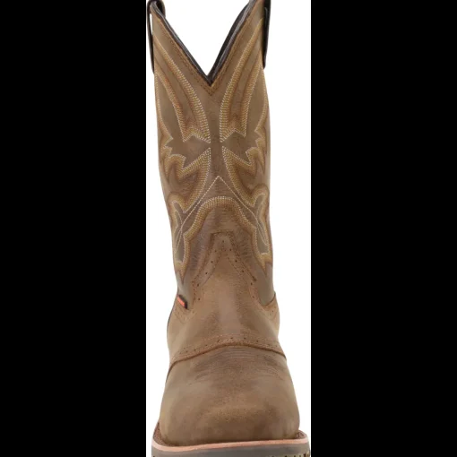 Double H Men's Jeyden 11" Comp Toe WP Western Work Boot- Brown- DH5124