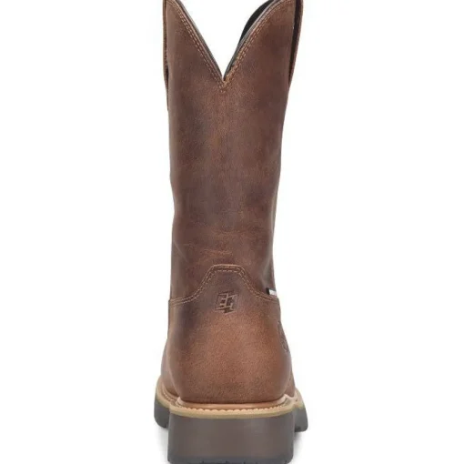 Double H Men's Nomad 11" Alloy Toe WP Wellington Work Boot -Brown- DH4157