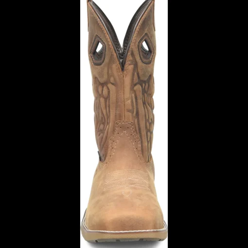 Double H Men's Phantom Rider Lycan 11" Comp Toe WP Roper Work Boot -Brown- DH5398