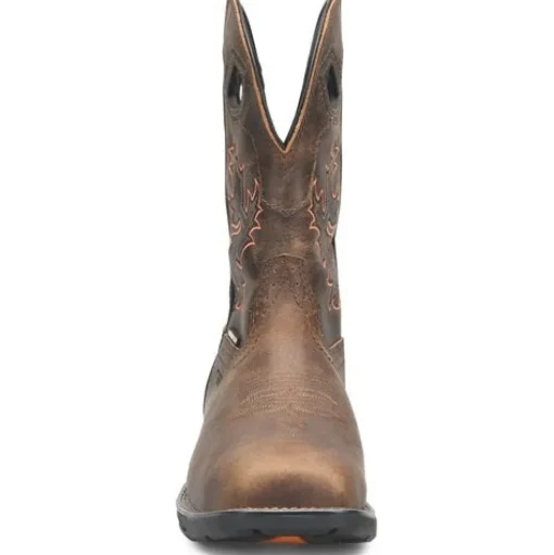 Double H Men's Phantom Rider 11" WP Comp Toe Metguard Work Boot -Brown- DH5379