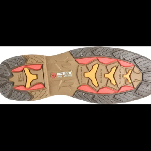 Double H Men's Phantom Rider Lycan 11" Comp Toe WP Roper Work Boot -Brown- DH5398