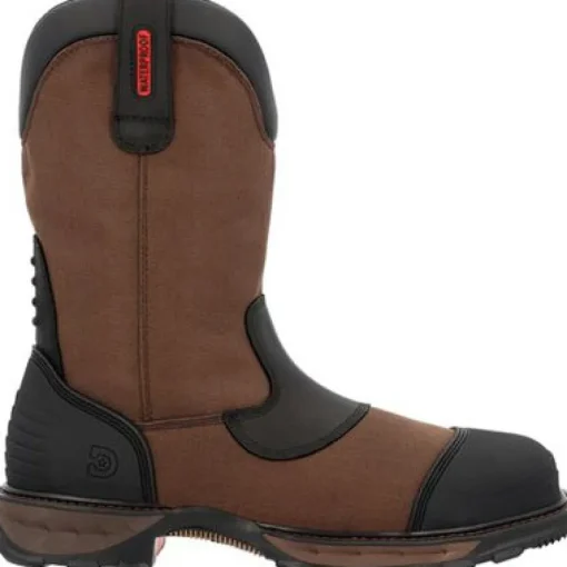 Durango Men's Maverick Xp 11" Comp Toe WP Work Boot- Brown- DDB0480
