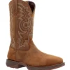 Durango Men's Rebel Work 11" WP Steel Toe Western Boot -Brown- DDB0389