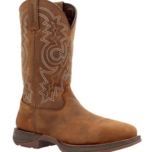 Durango Men's Rebel Work 11" WP Steel Toe Western Boot -Brown- DDB0389