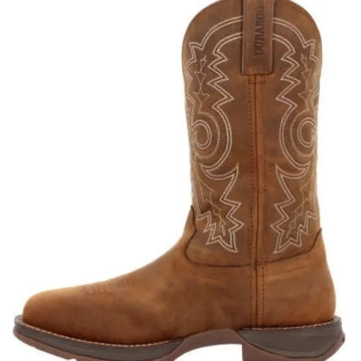 Durango Men's Rebel Work 11" WP Steel Toe Western Boot -Brown- DDB0389