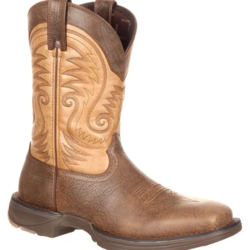 Durango Men's Ultra-Lite 11" Square Toe Western Boot - Brown - DDB0109