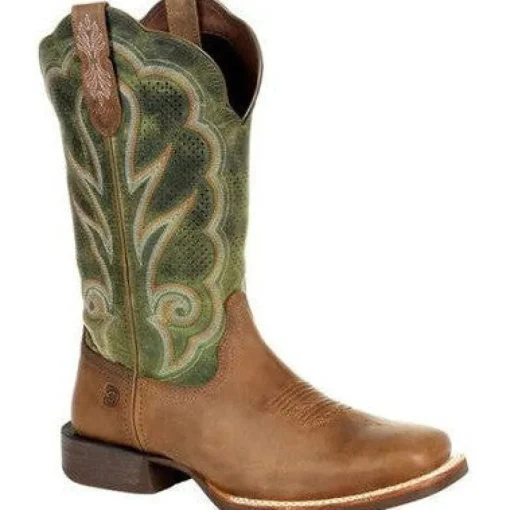 Durango Women's Lady Rebel Pro 12" Soft Toe Western Classic Boot- Green- DRD0378