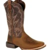 Durango Women's Lady Rebel Pro 12" Soft Toe Western Classic Boot- Cognac- DRD0376