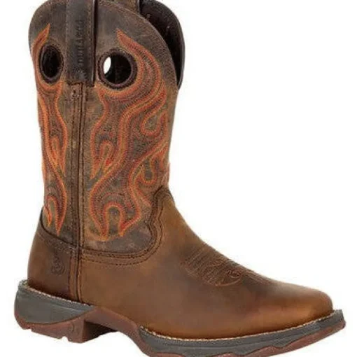 Durango Women's Lady Rebel 10" Soft Toe Western Classic Boot- Brown- DRD0395