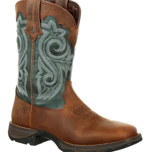 Durango Women's Lady Rebel 10" Square Toe WP Western Boot - DRD0312