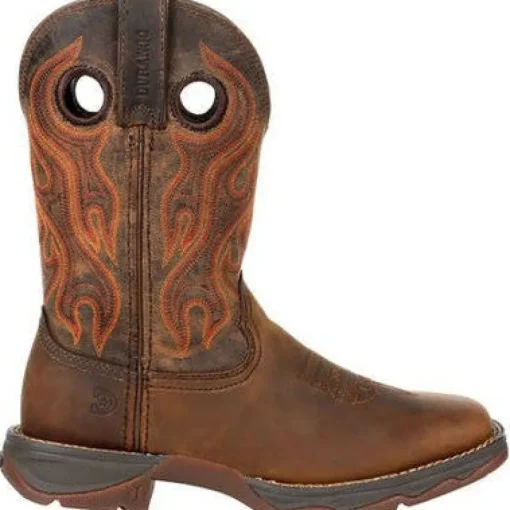 Durango Women's Lady Rebel 10" Soft Toe Western Classic Boot- Brown- DRD0395