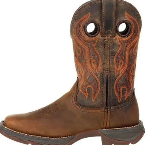 Durango Women's Lady Rebel 10" Soft Toe Western Classic Boot- Brown- DRD0395
