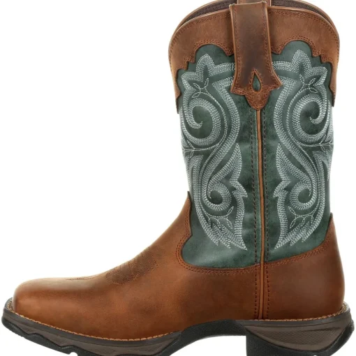 Durango Women's Lady Rebel 10" Square Toe WP Western Boot - DRD0312