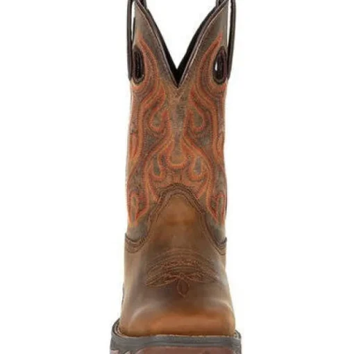 Durango Women's Lady Rebel 10" Soft Toe Western Classic Boot- Brown- DRD0395