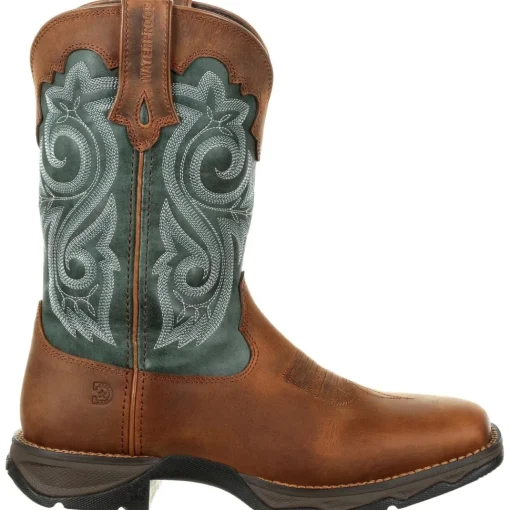 Durango Women's Lady Rebel 10" Square Toe WP Western Boot - DRD0312