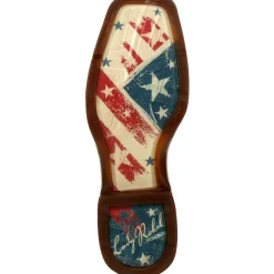 Durango Women's Lady Rebel Distressed Flag 11