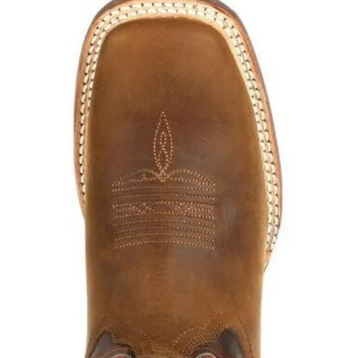 Durango Women's Lady Rebel Pro 12" Soft Toe Western Classic Boot- Cognac- DRD0376