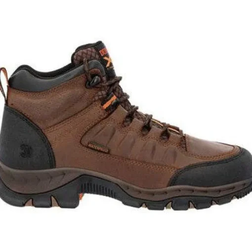 Durango Women's Renegade 5" Round Toe WP Work Boot -Brown- DRD0461