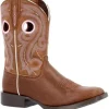 Durango Women's Westward 10" Square Toe Western Work Boot -Brown- DRD0445