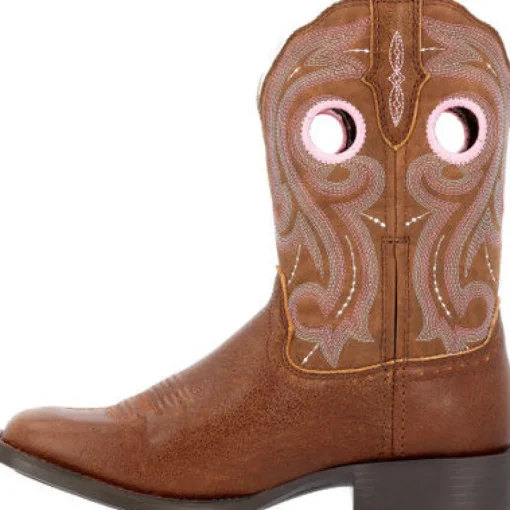 Durango Women's Westward 10" Square Toe Western Work Boot -Brown- DRD0445