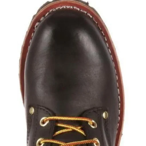 Georgia Men's 8" Logger Work Boot - Black - G8120