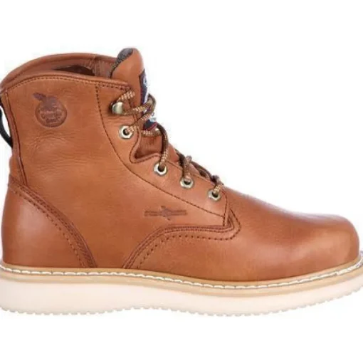 Georgia Men's 6" Wedge Work Boot - Brown - G6152