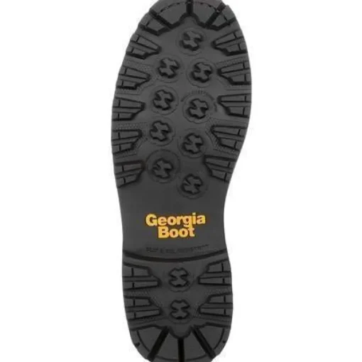 Georgia Men's AMP LT 9" Logger Comp Toe WP Work Boot - Brown - GB00238