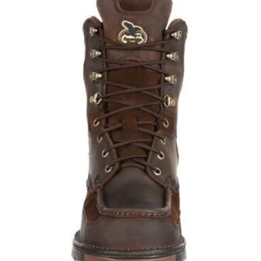 Georgia Men's Athens 8" Soft Toe WP Work Boot - Brown - G9453