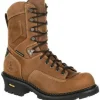 Georgia Men's Comfort Core 9" Logger Work Boot Brown GB00096