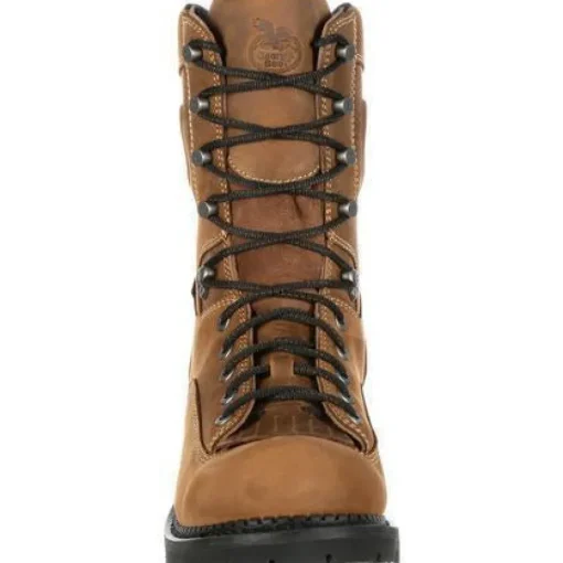 Georgia Men's Comfort Core 9" Logger Work Boot Brown GB00096
