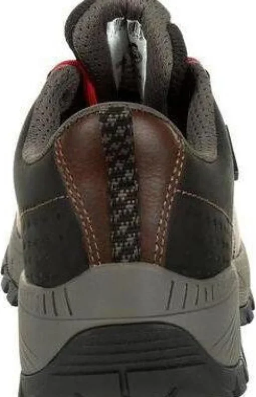 Georgia Men's Eagle Trail Soft Toe WP Oxford Work Shoe - Brown - GB00398