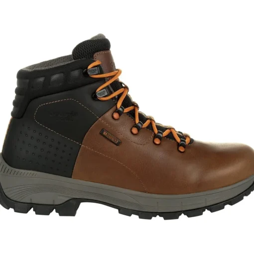 Georgia Men's Eagle Trail 6" Soft Toe WP Hiker Work Boot - Brown - GB00402