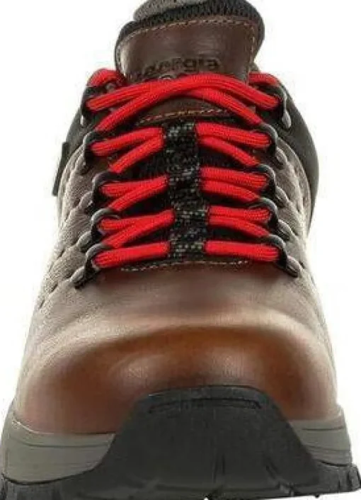 Georgia Men's Eagle Trail Soft Toe WP Oxford Work Shoe - Brown - GB00398