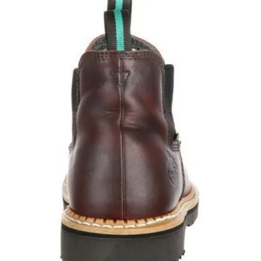 Georgia Men's Giant 5" Steel Toe WP High Romeo Work Boot -Brown- GR530