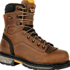 Georgia Men's LTX 8" Soft Toe WP Carbo-Tec Work Boot- Brown - GB00392