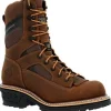 Georgia Men's Ltx Logger 9" Comp Toe WP Work Boot -Brown- GB00617