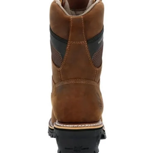 Georgia Men's Ltx Logger 9" Comp Toe WP Work Boot -Brown- GB00617