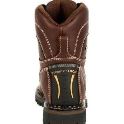 Georgia Women's AMP LT Logger WP Low Heel Work Boot - Brown - GB00427